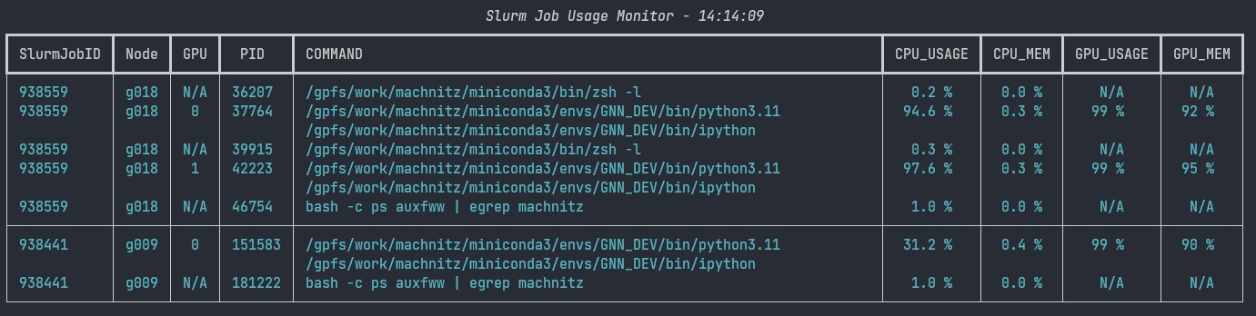 Slurm Resource Monitor